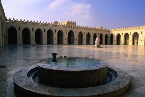 Interior of Mausoleum of Barquq.